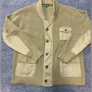 Orvis Men's Tan Cardigan